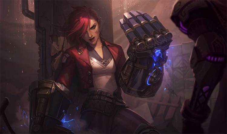 Arcane Vi Skin Splash Image from League of Legends