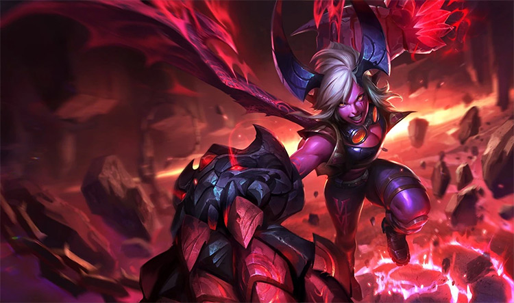 Demon Vi Skin Splash Image from League of Legends