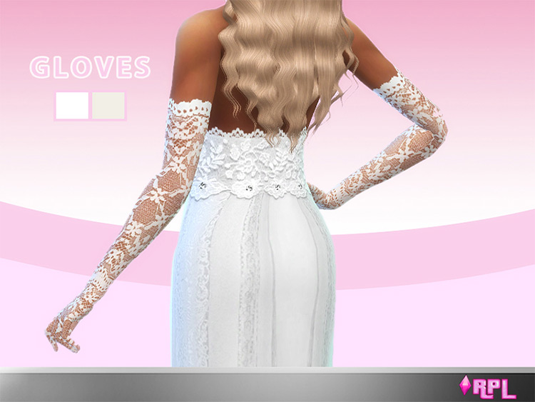 Bridal Gloves (Madonna) TS4 CC