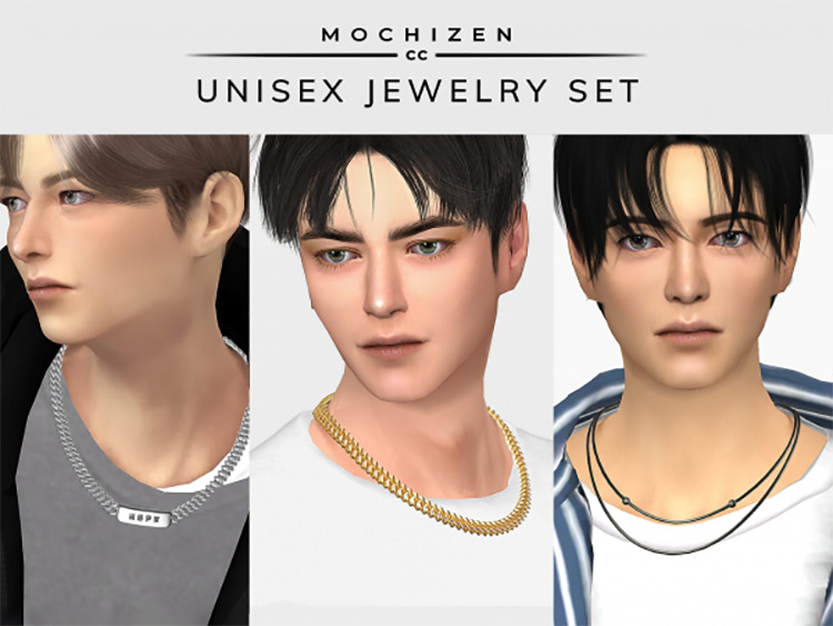 Unisex Jewelry Set / Sims 4 CC