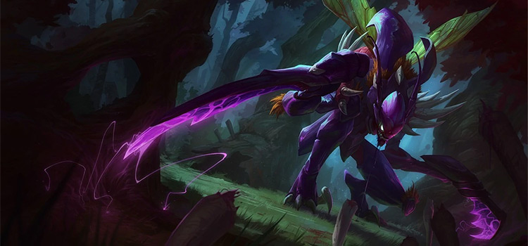 Kha'zix base splash art in LoL