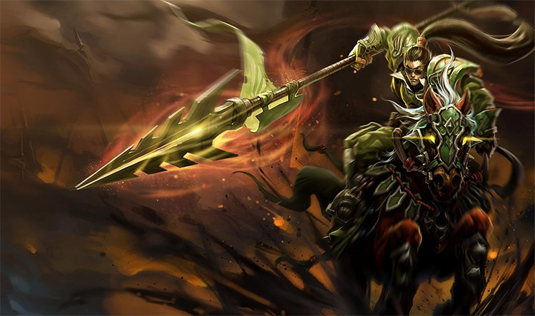 Commando Xin Zhao Skin Splash Image from League of Legends