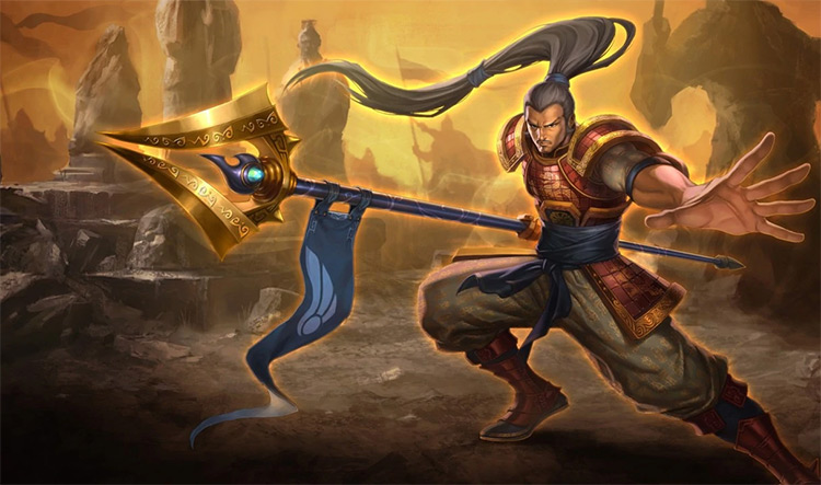 Imperial Xin Zhao Skin Splash Image from League of Legends