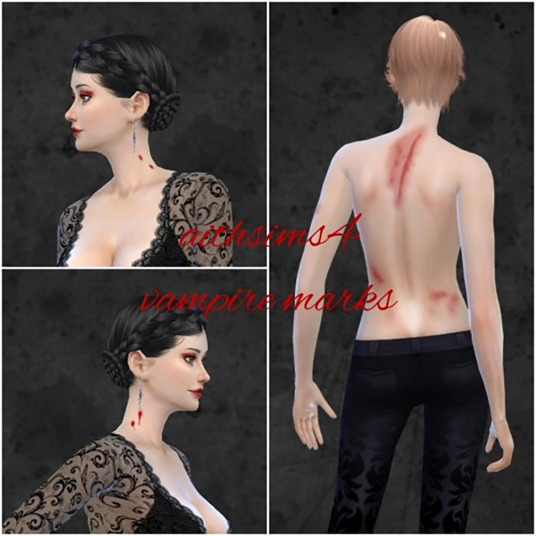 Sims 4 Vampire Tattoo CC The Ultimate List  FandomSpot