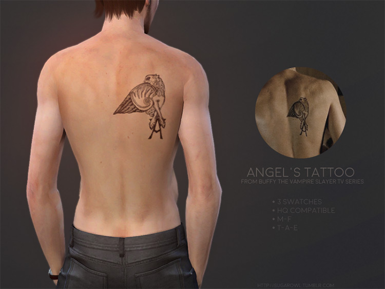 Sims 4 Vampire Tattoo CC  The Ultimate List   FandomSpot - 47