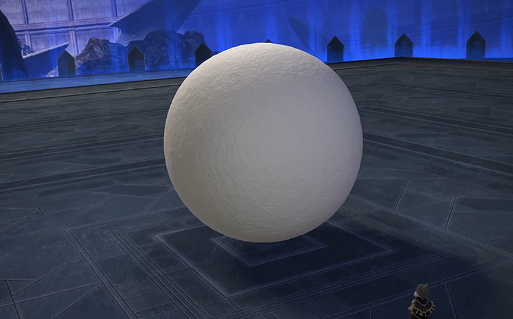 Konogg with the large white orb / FFXIV