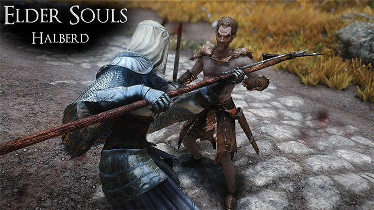 Elder Souls – Halberd Skyrim mod
