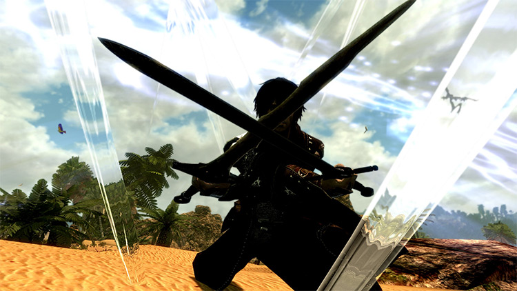 SAO Sword Skills mod for Skyrim