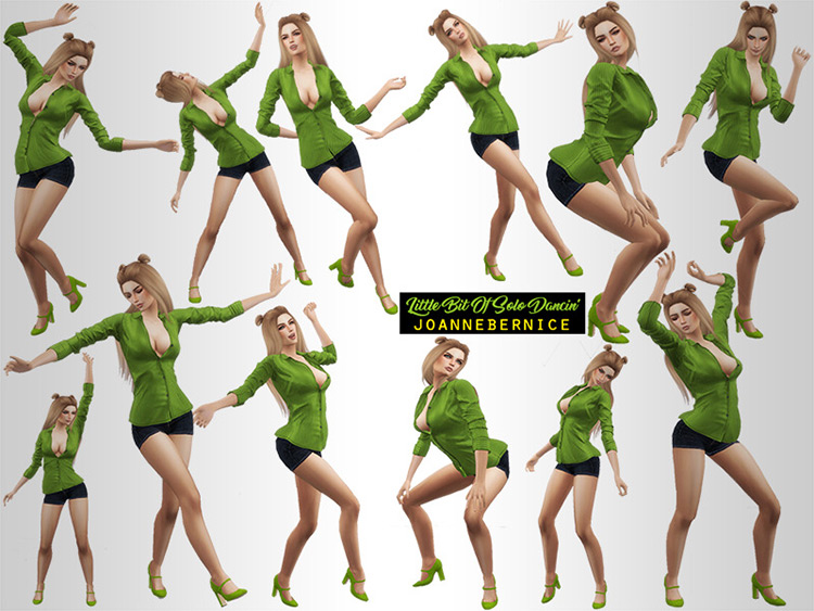 Little Bit Of Solo Dancing / Sims 4 Pose Pack