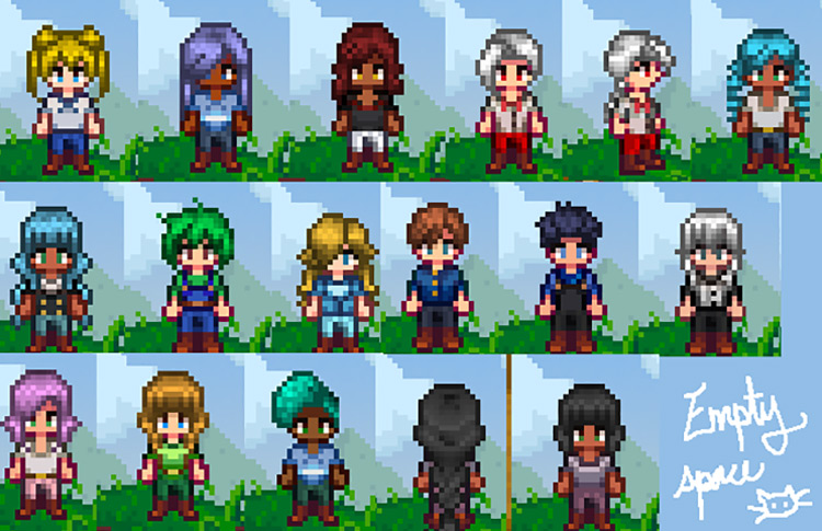 Best Hair Mods For Stardew Valley All Free Fandomspot Parkerspot 4223