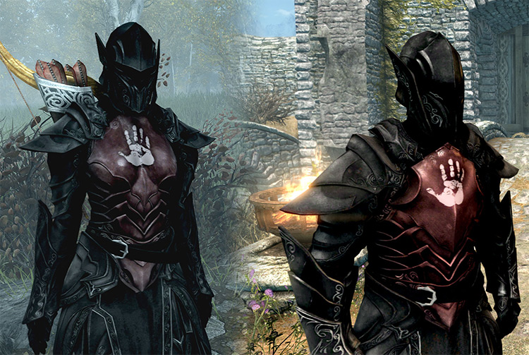 Dark Brotherhood Heavy Armor Set Skyrim mod