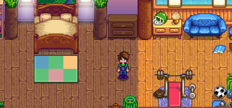 Alex Custom Bedroom Mod (Stardew Valley)