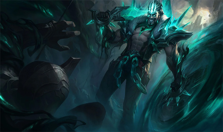Ruined Draven Skin Splash Image from League of Legends