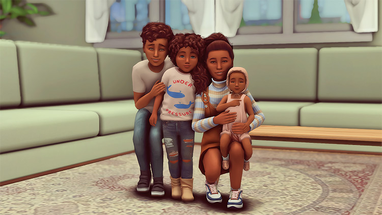 Sibling Love: Revamped / Sims 4 Pose Pack