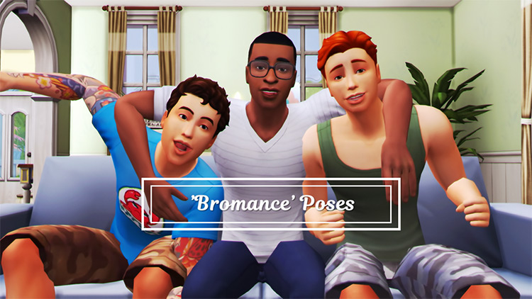 Bromance / Sims 4 Pose Pack