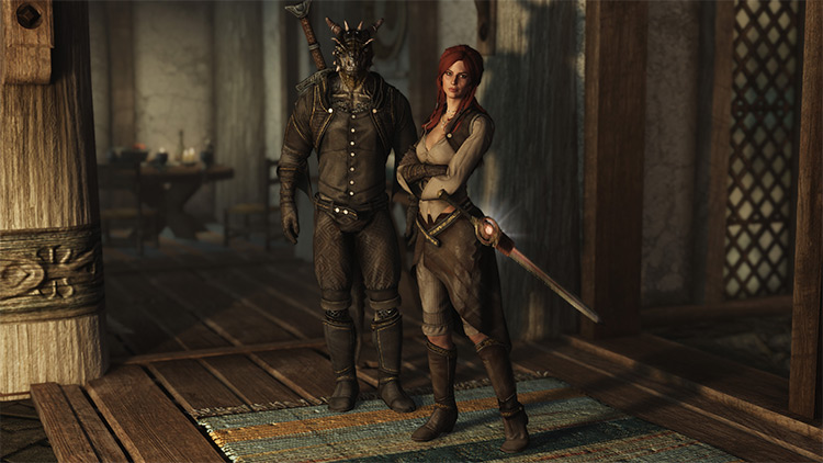 Practical Pirate Outfit Skyrim mod