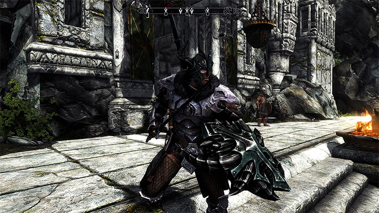 Charred Dragonbone Weapons & Armor mod for Skyrim