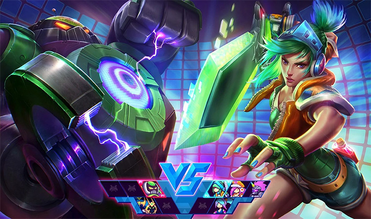 Arcade Riven Skin Splash Image from League of Legends