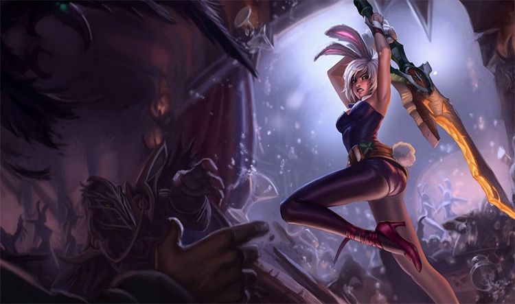 Battle Bunny Riven Skin Splash Image from League of Legends