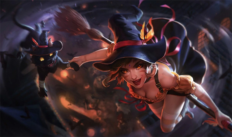 Bewitching Nidalee Skin Splash Image from League of Legends