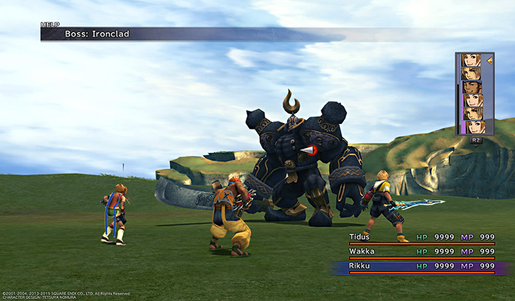Ironclad Full Screenshot in Monster Arena / FFX HD