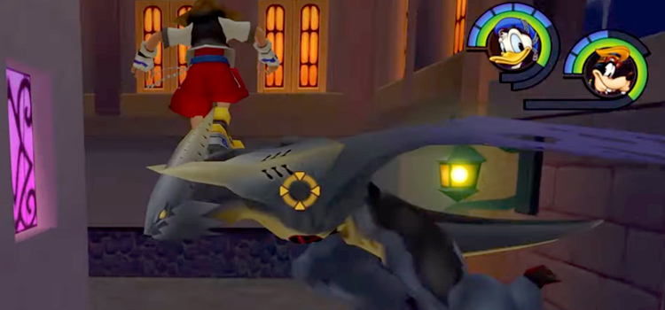 Wyvern Heartless in Traverse Town Second District (KH1.5)