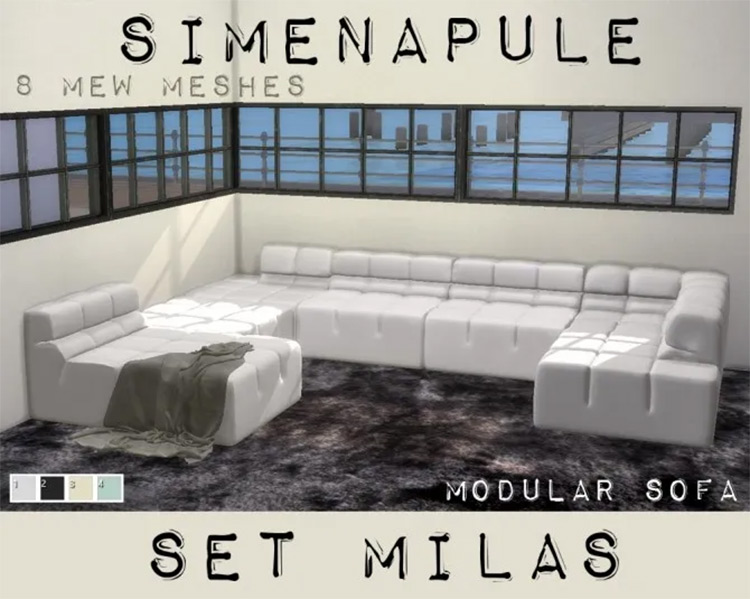 Milas Modular Sofa TS4 CC