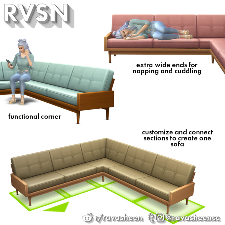 Sims 4 Maxis Match Couch CC  The Ultimate Collection   FandomSpot - 41