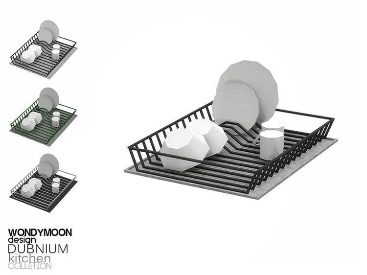 Dubnium Dish Rack for The Sims 4