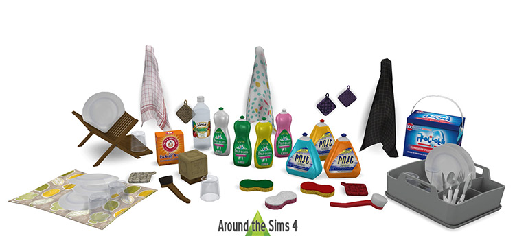 Sims 4 Dish Rack CC (All Free To Download) – FandomSpot