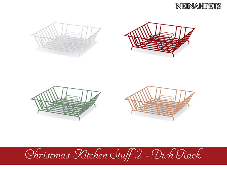 Sims 4 Dish Rack CC (All Free To Download) – FandomSpot