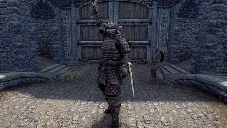 Reiko Samurai Armor mod for Skyrim