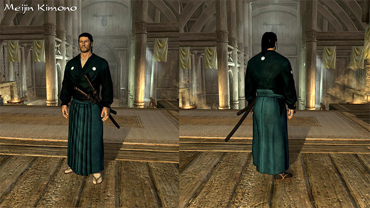 Blades Samurai Armor & Kimonos mod for Skyrim