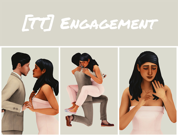 [TT] TS4 Engagement / Sims 4 Pose Pack