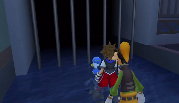 Red Trinity in Traverse Town Alleyway / KH 1.5 HD