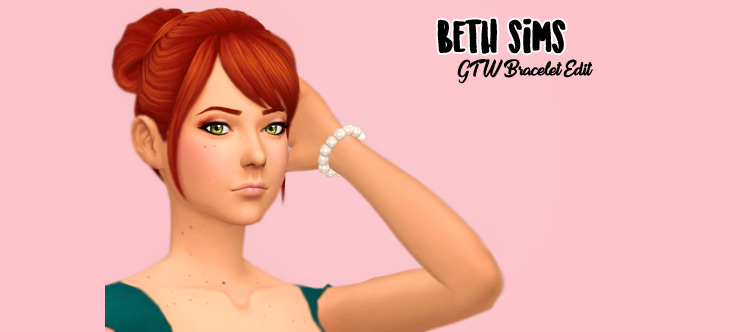 Get to Work Bracelet Edit (Maxis Match) Sims 4 CC