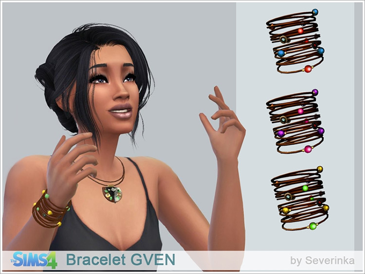 Bracelet GVEN (Maxis Match) TS4 CC