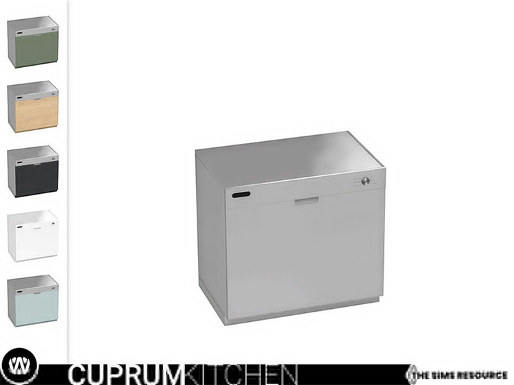 Cuprum Dishwasher / Sims 4 CC