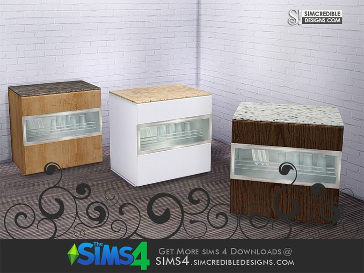 Custom Dishwasher CC For The Sims 4 (All Free) All Sims CC