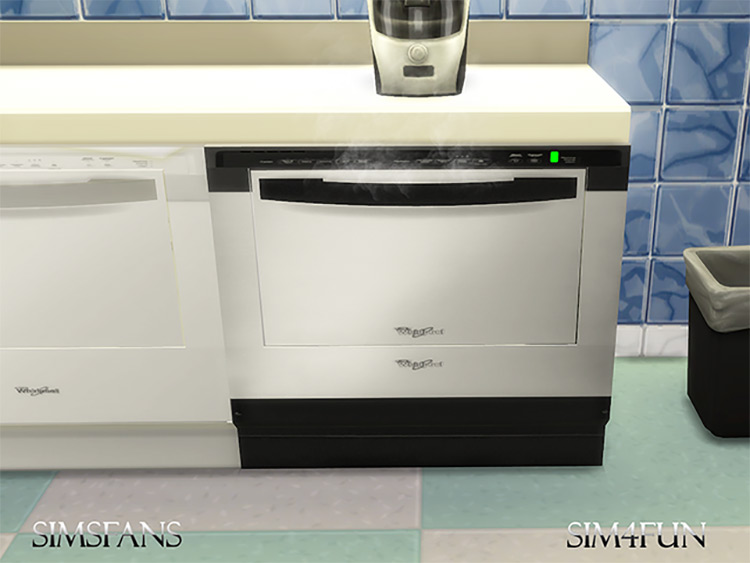 Whirlpool Dishwasher / Sims 4 CC