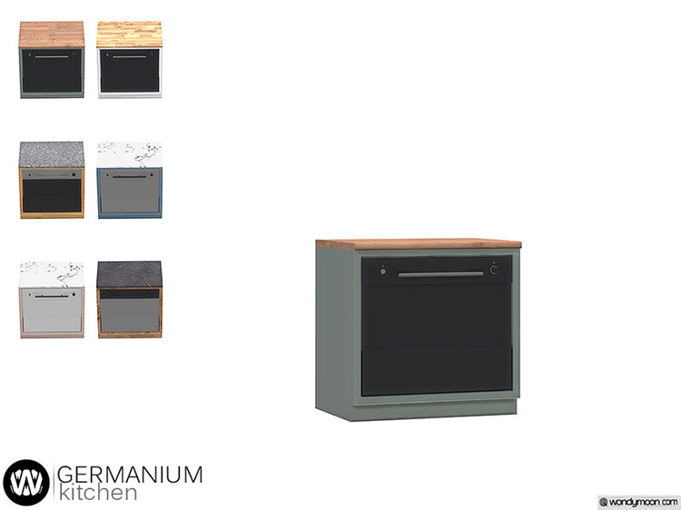 Germanium Dishwasher / Sims 4 CC