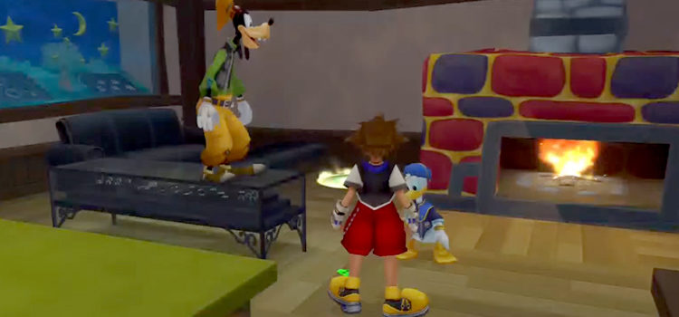 Green Trinity in Traverse Town Accessory Shop (KH1.5)