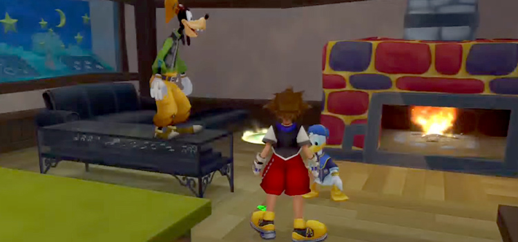 Green Trinity in Traverse Town Accessory Shop (KH1.5)