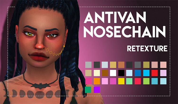 Antivan Nosechain Maxis-Matched for The Sims 4