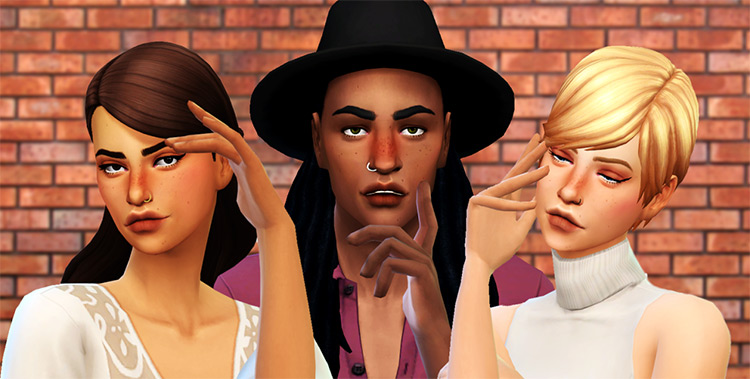 Sims 4 Maxis Match Nose Ring Piercing CC  All Free    FandomSpot - 41