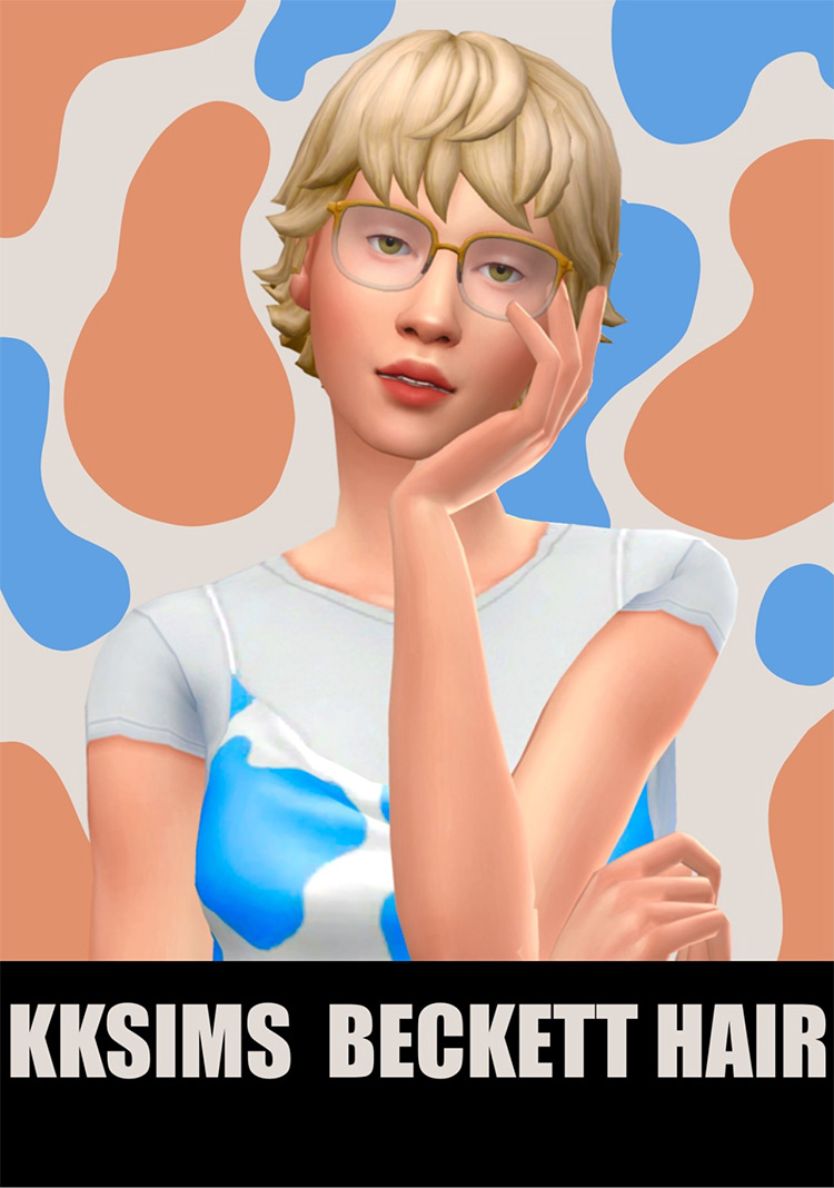 Sims 4 Maxis Match Short Hair CC  Female    FandomSpot - 67