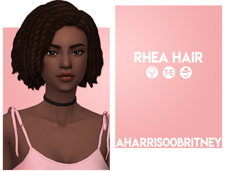 Sims 4 Maxis Match Short Hair CC  Female    FandomSpot - 30