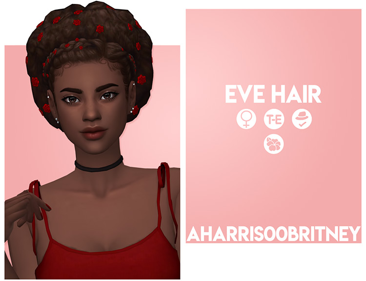 Eve Hairdo (Girls) for The Sims 4