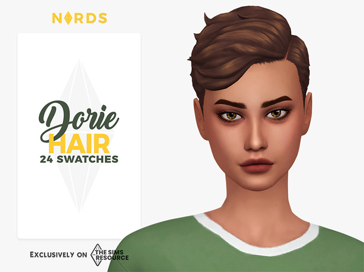 Sims 4 Maxis Match Short Hair CC  Female    FandomSpot - 19