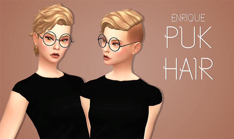 Sims 4 Maxis Match Short Hair CC  Female    FandomSpot - 75